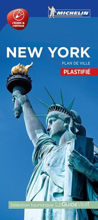 Couverture du livre « New york - plan de ville plastifie » de Collectif Michelin aux éditions Michelin