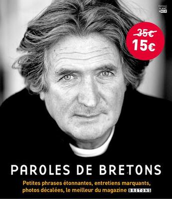 Couverture du livre « Paroles de Bretons t.1 » de  aux éditions Blanc Et Noir