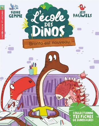 Couverture du livre « L'école des dinos Tome 8 » de Gemme/Pauwels aux éditions Pere Castor