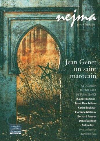 Couverture du livre « Jean Genet, un saint marocain » de  aux éditions Librairie Des Colonnes