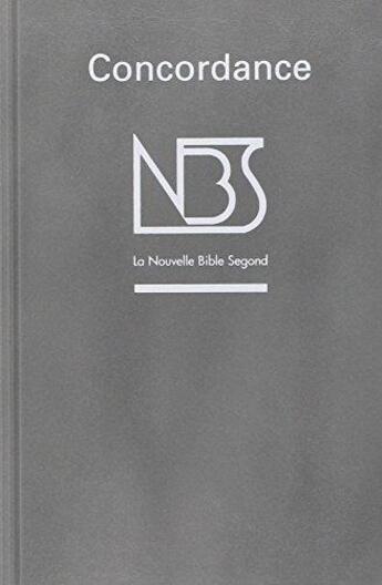 Couverture du livre « Concordance de la NBS » de  aux éditions Bibli'o