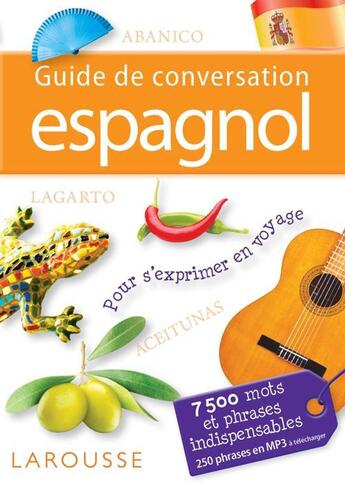 Couverture du livre « Guide de conversation espagnol » de  aux éditions Larousse