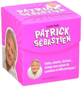 Couverture du livre « Mini-boite patrick sebastien » de Patrick Sebastien aux éditions Marabout