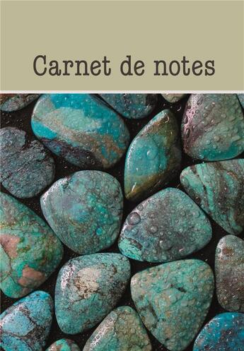 Couverture du livre « Carnet de notes (pierres) » de  aux éditions Paperstore
