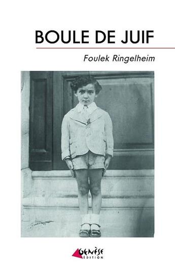 Couverture du livre « Boule de juif » de Foulek Ringelheim aux éditions Genese