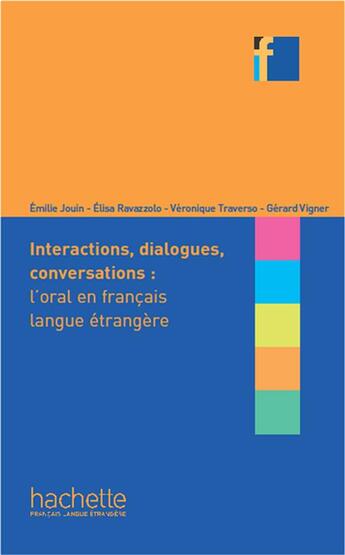 Couverture du livre « Interactions, dialogues, conversations ; l'oral en FLE » de  aux éditions Hachette Fle