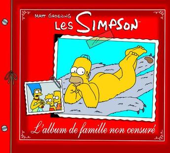 Couverture du livre « Les Simpson : l'album de famille non censuré » de Matt Groening aux éditions Fetjaine