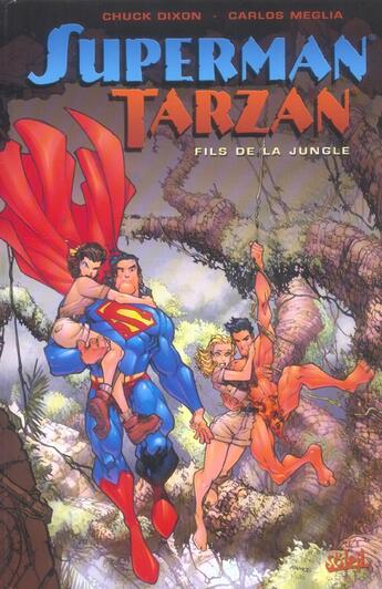 Couverture du livre « Superman, Tarzan, fils de la jungle » de Carlos Meglia et Chuck Dixon aux éditions Soleil