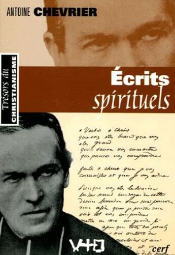 Couverture du livre « Écrits spirituels » de Chevrier Antoin aux éditions Cerf
