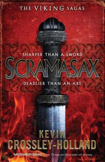 Couverture du livre « Scramasax » de Kevin Crossley-Holland aux éditions Quercus Publishing Digital
