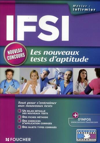 Couverture du livre « IFSI, les tests d'aptitude » de Valerie Beal aux éditions Foucher