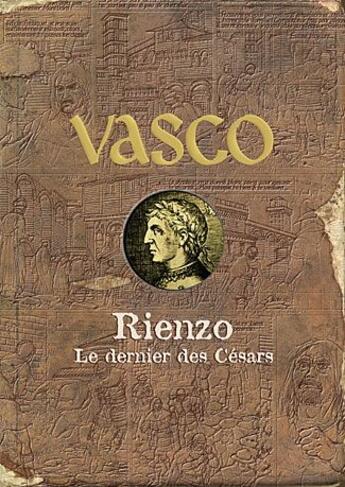Couverture du livre « Vasco ; COFFRET ; Rienzo, le dernier des Césars » de Gilles Chaillet aux éditions Lombard