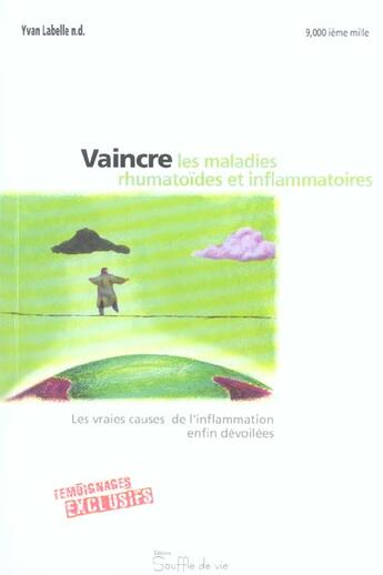 Couverture du livre « Vaincre les maladies rhumatoides et inflam. » de Yvan Labelle aux éditions Souffle De Vie