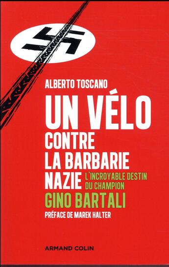 Couverture du livre « Un vélo contre la barbarie nazie » de Alberto Toscano aux éditions Armand Colin