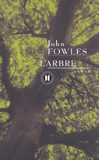 Couverture du livre « L'arbre » de John Fowles aux éditions Des Deux Terres