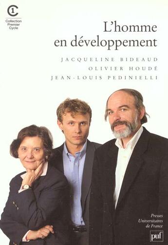 Couverture du livre « L'homme en developpement » de Bideaud/Houde Jacque aux éditions Puf