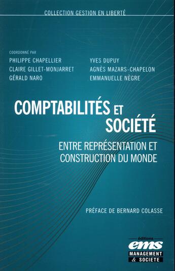 Couverture du livre « Comptabilités et société ; entre représentation et construction du monde » de  aux éditions Management Et Societe