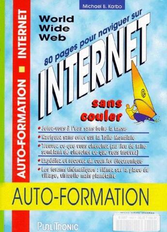 Couverture du livre « Internet sans couler » de Karbo aux éditions Publitronic Elektor