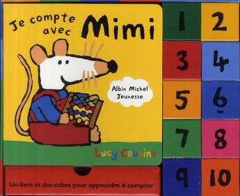 Couverture du livre « Je compte avec Mimi » de Lucy Cousins aux éditions Albin Michel Jeunesse