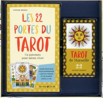 Couverture du livre « Les 22 portes du tarot » de Simone Berno aux éditions Solar
