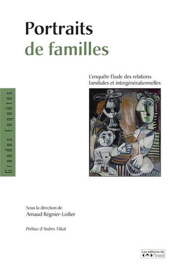 Couverture du livre « Portraits de familles » de Auteurs Divers aux éditions Ined