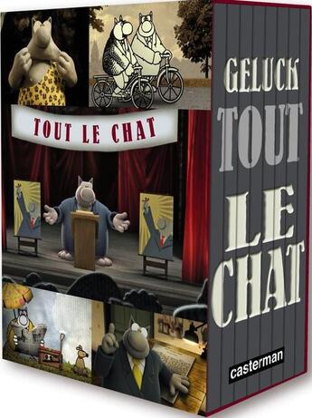 Couverture du livre « Le Chat : coffret Intégrale » de Geluck aux éditions Casterman