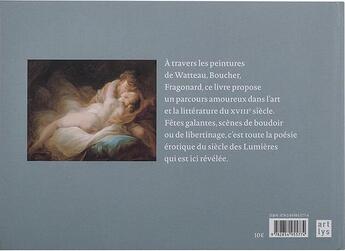 Couverture du livre « Peintures galantes & libertines ; Watteau, Boucher, Fragonard... » de  aux éditions Reunion Des Musees Nationaux