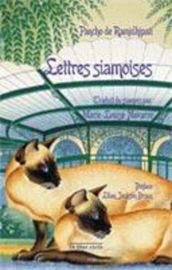 Couverture du livre « Lettres siamoises » de Pancho De Ramidhipat aux éditions La Tour Verte