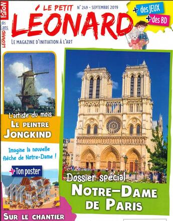 Couverture du livre « Le petit leonard n 249 notre dame de paris - septembre 2019 » de  aux éditions Le Petit Leonard