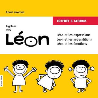 Couverture du livre « Rigolons avec Léon ; coffret numérique » de Annie Groovie aux éditions La Courte Echelle