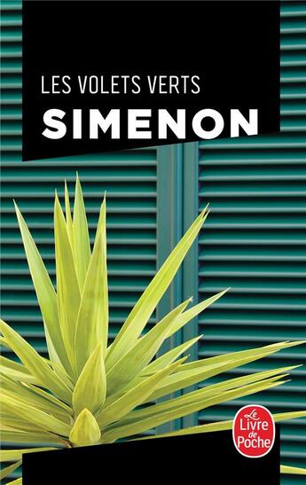 Couverture du livre « Les volets verts » de Georges Simenon aux éditions Le Livre De Poche