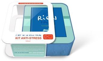 Couverture du livre « L'art de ne rien faire ; kit anti-stress ; coffret » de Catherine Laroze aux éditions Aubanel