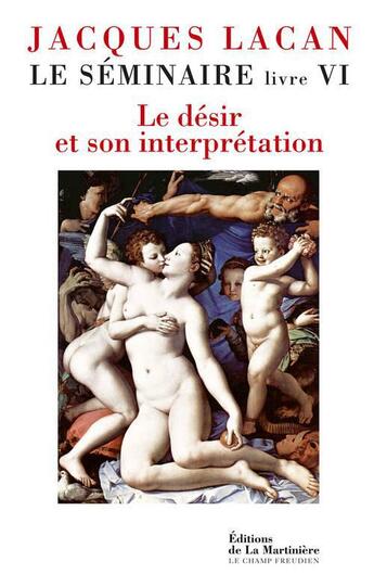Couverture du livre « Le séminaire Tome 6 ; le désir et son interprétation » de Jacques Lacan aux éditions La Martiniere