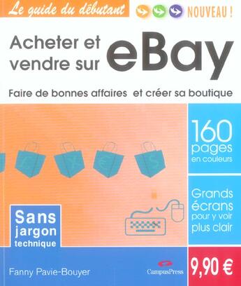 Couverture du livre « Acheter et vendre sur ebay » de Fanny Pavie-Bouyer aux éditions Pearson