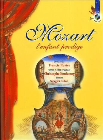 Couverture du livre « Mozart l'enfant prodige » de Christophe Konieczny aux éditions Mediaspaul