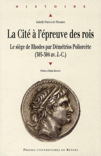 Couverture du livre « Cite a l epreuve des rois » de Pimouguet-Pedarros I aux éditions Pu De Rennes