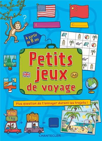Couverture du livre « Petits jeux de voyage (a partir de 8 ans) » de  aux éditions Chantecler