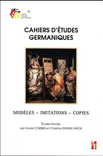Couverture du livre « Modèles, imitations, copies » de Andre Combes et Christina Stange-Fayos aux éditions Pu De Provence