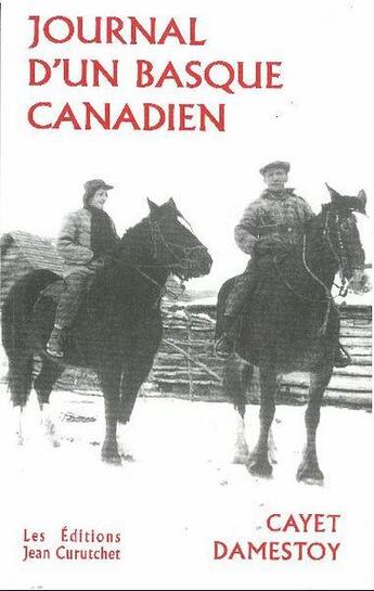 Couverture du livre « Journal d'un basque canadien » de Cayet Damestoy aux éditions Harriet