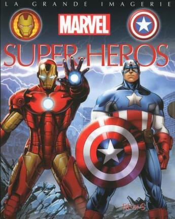Couverture du livre « Marvel super-héros ; Iron Man ; captain America ; coffret » de  aux éditions Fleurus