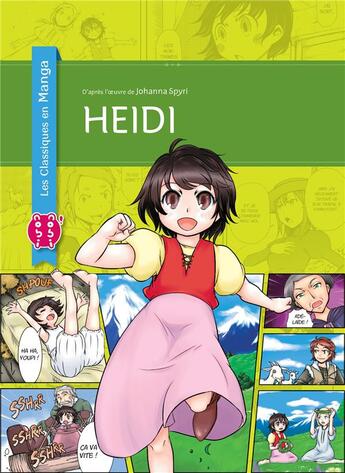 Couverture du livre « Heidi » de Johanna Spyri et Gyugo Yamada aux éditions Nobi Nobi