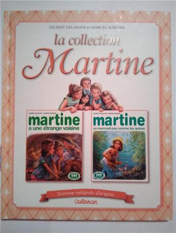 Couverture du livre « Martine recueil cobra t.20 martine a une etrange voisine - martine unmercredi pas » de Marlier Delahaye aux éditions Casterman