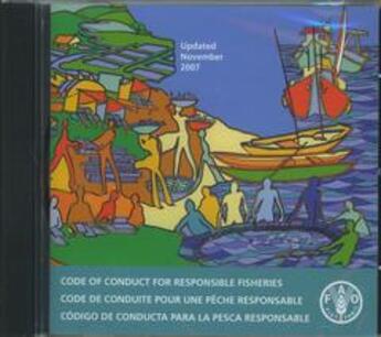 Couverture du livre « Code of conduct for responsible fisheries. updated november 2007, cd-rom trilingual (en/fr/es) » de  aux éditions Fao