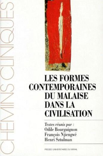 Couverture du livre « Les formes contemporaines du malaise dans la civilisation » de Bourguignon O aux éditions Pu Du Midi