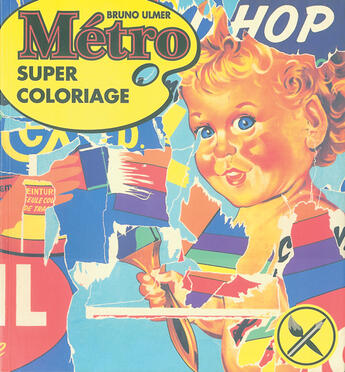 Couverture du livre « Metro ; supercoloriages » de Bruno Ulmer aux éditions Au Meme Titre