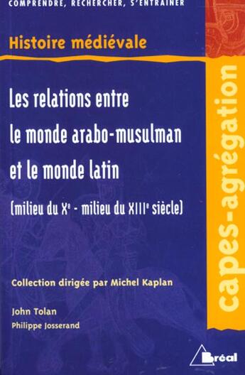 Couverture du livre « Relations entre monde arabo-musulman » de Kaplan aux éditions Breal