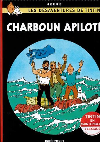 Couverture du livre « Tintin coke en stock en saintongeais » de Herge aux éditions Casterman