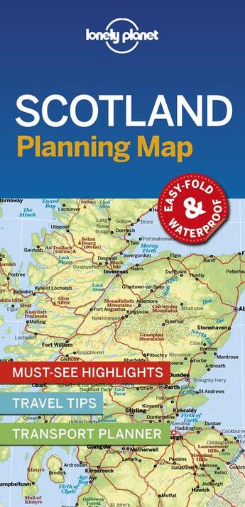 Couverture du livre « Scotland planning map 1ed -anglais- » de  aux éditions Lonely Planet France