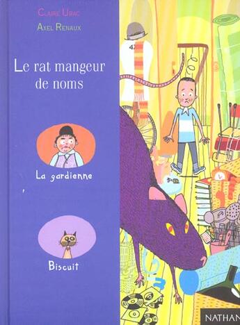 Couverture du livre « Le Rat Mangeur De Noms » de Claire Ubac et Axel Renaux aux éditions Nathan