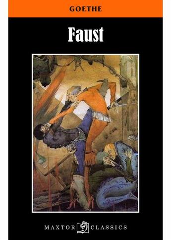 Couverture du livre « Faust ; first part of the tragedy » de Johann Wolfgang Von Goethe aux éditions Maxtor